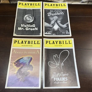 PLAYBILL LOT 4 1990s Blood Brothers Visiting Mr. Green Angels In America … - Picture 1 of 6