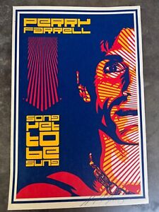 Shepard Fairey 2001 PERRY FARRELL Signed Obey Jane’s  Addiction Rare