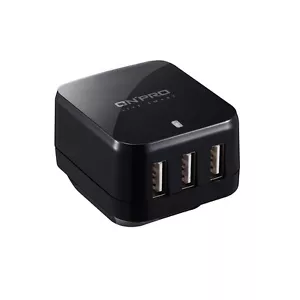 Onpro UC-3P01W 3 USB AC Charger 5V / 4.8A C/W Universal Adapter - Black - Picture 1 of 1
