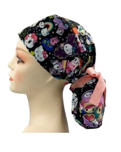 TK world 1 Polyester Ponytail Scrub Cap DoctorTheatre Nurse HospitalAnaesthetist - Picture 1 of 22