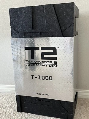 Nueva figura de acción de policía Terminator T-2 T-1000 Hot Enterbay obra maestra real 1/4 Foto 1 de 4