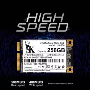 NEW 256GB mSATA SSD SATA III 6Gb/s Internal Solid State Drive For Laptop - Picture 1 of 4