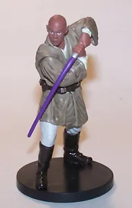 Star Wars Phantom Menace Mace Windu Jedi Knight 3.75" Disney Store PVC Figure - Picture 1 of 6