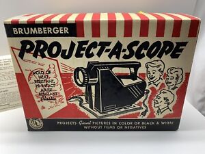 Vintage Brumberger Black Project-A-Scope