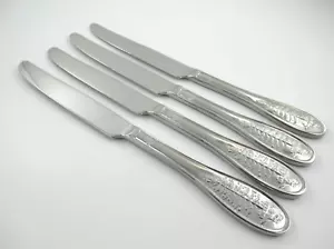 4 Coltelli da Cena ALBERO DI NATALE (Albero Grande) Spode Lucido 18/10 Inox Flatwar - Foto 1 di 5