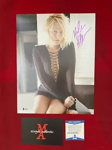 ¡FOTO FIRMADA MALIN AKERMAN AUTOGRAFIADA 11x14! ¡RELOJES! ¡AUTENTICIDAD BECKETT! - Imagen 1 de 1