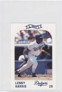 1991 Los Angeles Dodgers Los Angeles Police Lenny Harris #29