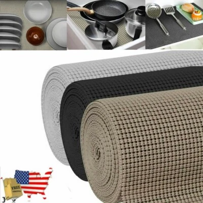 USA Anti Slip Mat Non Slip Rug Gripper Pads for Carpet Drawer Liner Kitchen Home - Image 1 of 4