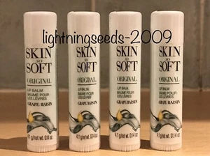 Avon SKIN SO SOFT Original Lip Balm x4 BRAND NEW SEALED - Picture 1 of 2