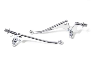 Triumph Tiger Cub Universal 7/8" Handlebars Clamp On Brake & Clutch Levers - Picture 1 of 3