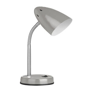 Flexi Grey Home Office Lounge Table Study Reading Work Hobby Desk Lamp Light New
