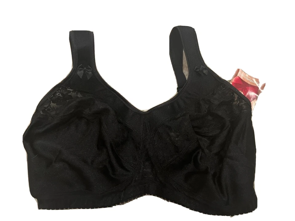 Sujetador Comfort Choice 42DDD negro de encaje para mujer The Easy Enchancer nuevo con etiquetas Foto 1 de 4