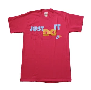 Vintage Nike T Shirt Mens Large Graphic Just Do It Swoosh Spellout 80s USA - Picture 1 of 16