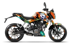 JUEGO DE PEGATINAS GRÁFICAS APTO PARA KTM DUKE 125-200-250-390/2011 - 2019 - KIT DE CALCOMANÍAS - Imagen 1 de 3