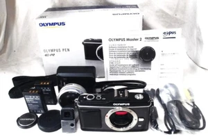 "NEAR MINT" [BOXED] Olympus Pen E-P2 Mirrorless Camera Pancake Lens KIT [WORKS] - Picture 1 of 24