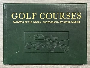 Golf Courses: Fairways Of The World Photography by David Cannon Leather Bound - Picture 1 of 4