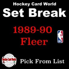 (HCW) 1989-90 Fleer NBA Basketball Cards Mint Set Break 1-168 - You Pick
