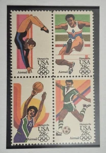 Scott #C101-04 28c 1984 Summer Olympics Block of 4 Airmail. MNH. - Picture 1 of 1