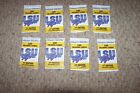 NEW - 1989 COLLEGIATE COLLECTION 1ST ED.  L S U TIGERS   TRADING CARDS 9  packs