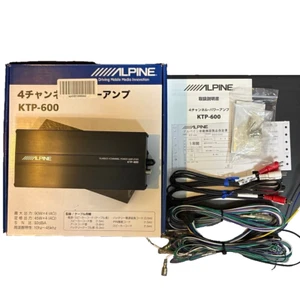 ALPINE KTP-600 4 channel compact digital power amplifier 90W×4ch used - Picture 1 of 7