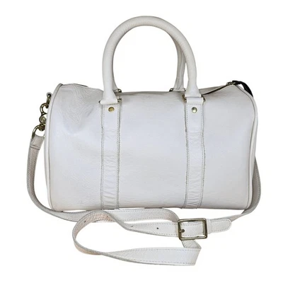 *Raro* Bolsa tiracolo Clare V Los Angeles Grande Pepe couro cano couro - Imagem 1 de 4