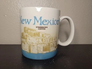 Starbucks New Mexico Collector Series Tasse 2012 Keramik Kaffeetasse 16 oz weiß - Bild 1 von 6