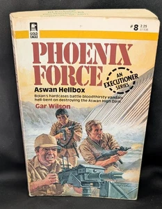 Phoenix Force #8: Aswan Hellbox by Gar Wilson Gold Eagle Book Novl.1983 1st VG - Picture 1 of 4