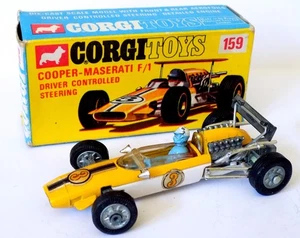 Corgi Toys No.159 Cooper Maserati Formula 1 Racing Car with Steering (1967) - Picture 1 of 12