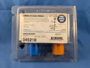 HID FARGO 45200 YMCKO COLOR RIBBON DTC4500 SERIES ID CARD PRINTERS EXP: 7/11/24 - Afbeelding 1 van 2