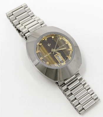 NYJEWEL Vintage RADO DiaStar Tiger Eye 36mm Mens Automatic Watch 7.5" Runs - image 1 of 4