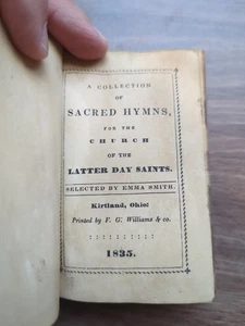 1835 Sacred Hymns LDS Book Mormons Emma Smith Replica #21 By Steve Blake - Picture 1 of 10