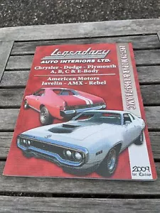 Legendary Auto Interiors Ltd 1957-79 Chrysler Dodge Plymouth 2009 catálogo de piezas - Imagen 1 de 16