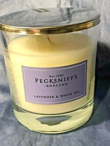 Pecksniff's~LAVENDER & WHITE TEA~1 Wick Candle+ /Lid~3.8oz / 110g~NEW STYLE - Picture 1 of 4