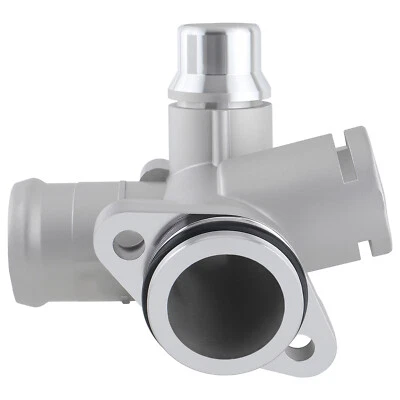 Aluminum coolant flange suitable for Audi A4 B7 2.0L/2.0T 2005-09 06D121132C - Image 1 of 4