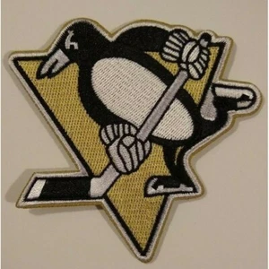 Pittsburgh Penguins~Embroidered PATCH~3 1/2" x 3 1/2"~NHL~Iron or Sew On - Picture 1 of 2