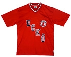 VTG Ecko Red Jersey Style Synthetic Logo T-Shirt Size S