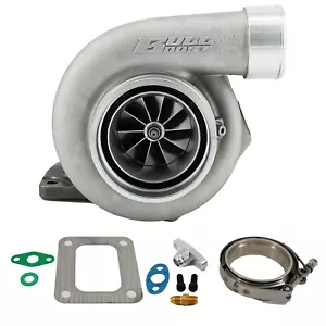 GT35 GTX3582 Billet Wheel Turbo .63 AR T3 Vband Turbine Housing Anti-Surge US V2 - Foto 1 di 9