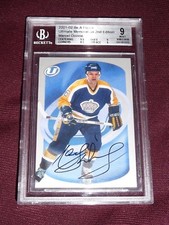 2001-02 BAP Ultimate Memorabilia MARCEL DIONNE Autograph 7/40 BGS 9 POP10 None^