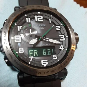 CASIO PROTREK PRW-6600Y-1JF Solar Radio Men's Watch Analog Digital From JP Mint - Picture 1 of 10