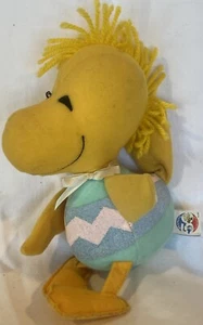 Peanuts Plush Easter Egg Woodstock Stuffed Animal Toy Yellow Prestige Toy 9" - Picture 1 of 14