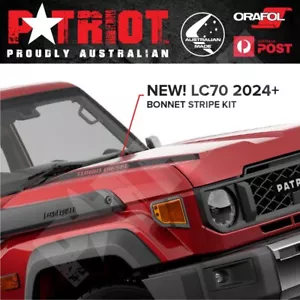 LANDCRUISER 2024+ TURBO DIESEL hood bonnet bulge decal sticker - Picture 1 of 8