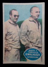 Vtg 1965 Argentina Card Emiliozzi Bros Auto Racing Driver Champions Rare-Fangio 