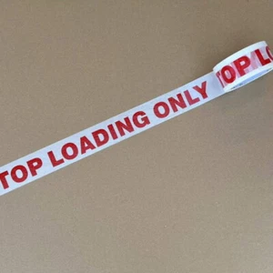 6Rolls 48mm x 75m Top Loading Only Pre-Printed Packaging Tape - Picture 1 of 3