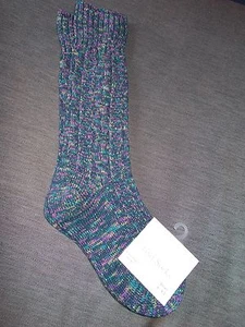 Monsoon Girls Socks 1 Prs Knee High UK UK 6-8.5 Grey Mix BNWT - Picture 1 of 1