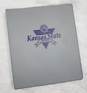 Vintage K-State * 3 Ring Binder * Kansas State University * KSU Wildcats * EMAW - Picture 1 of 6
