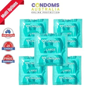 Ansell Lifestyles Large Condoms Multi Options - FREE SHIPPING - Picture 1 of 6