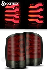 AlphaRex PRO LED Taillights for 2014-2018 Sierra 1500 SLE / 2015-2019 2500HD - Picture 1 of 9
