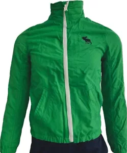 Abercrombie & Fitch Men Jacke Herren Windbreaker Grün Small S Selten Neu mit Etikett - Bild 1 von 4