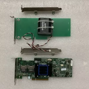 Adaptec Raid Controller ASR-6805T PCIE2 x8 512MB + AFM-600CC Battery Bracket - Picture 1 of 6