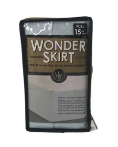 Wrap Around Wonderskirt Full Bedskirt In Light Blue - Picture 1 of 10